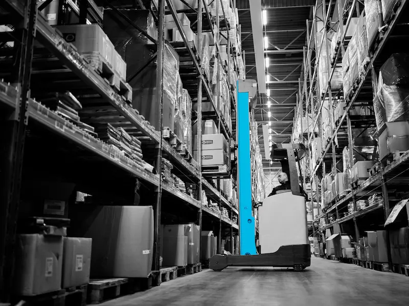 B2B en B2C order binnen E-commerce warehouse